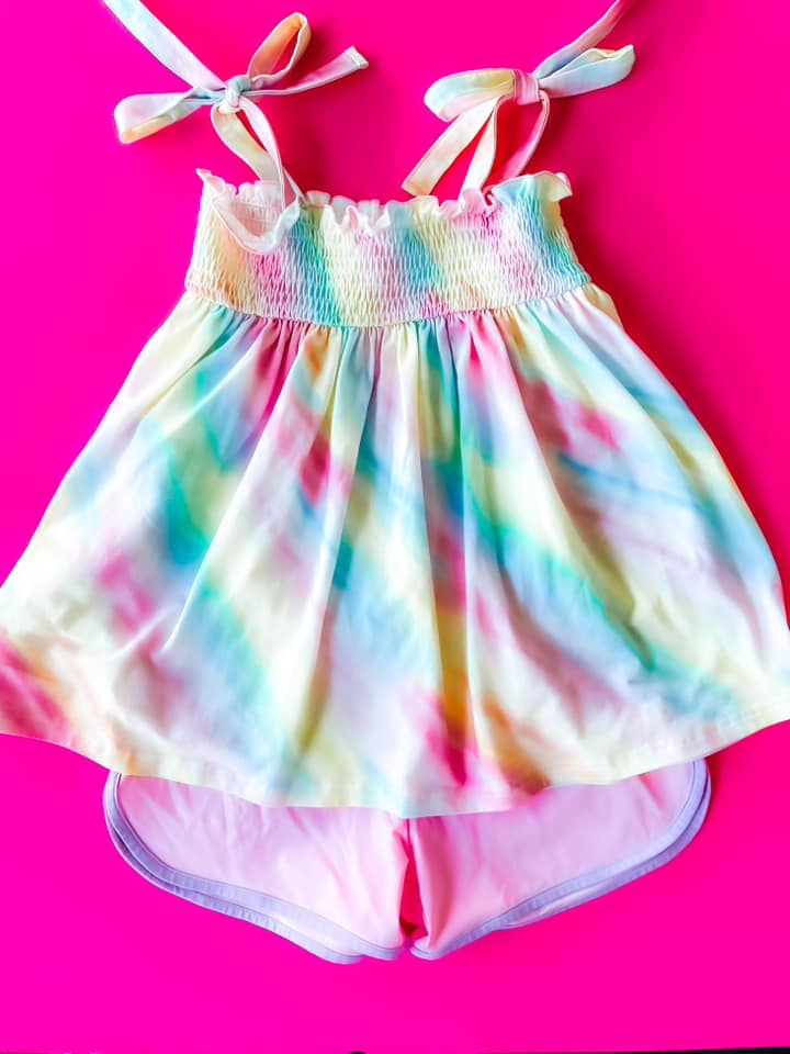 Rainbow Ombre Tunic Set Preorderf