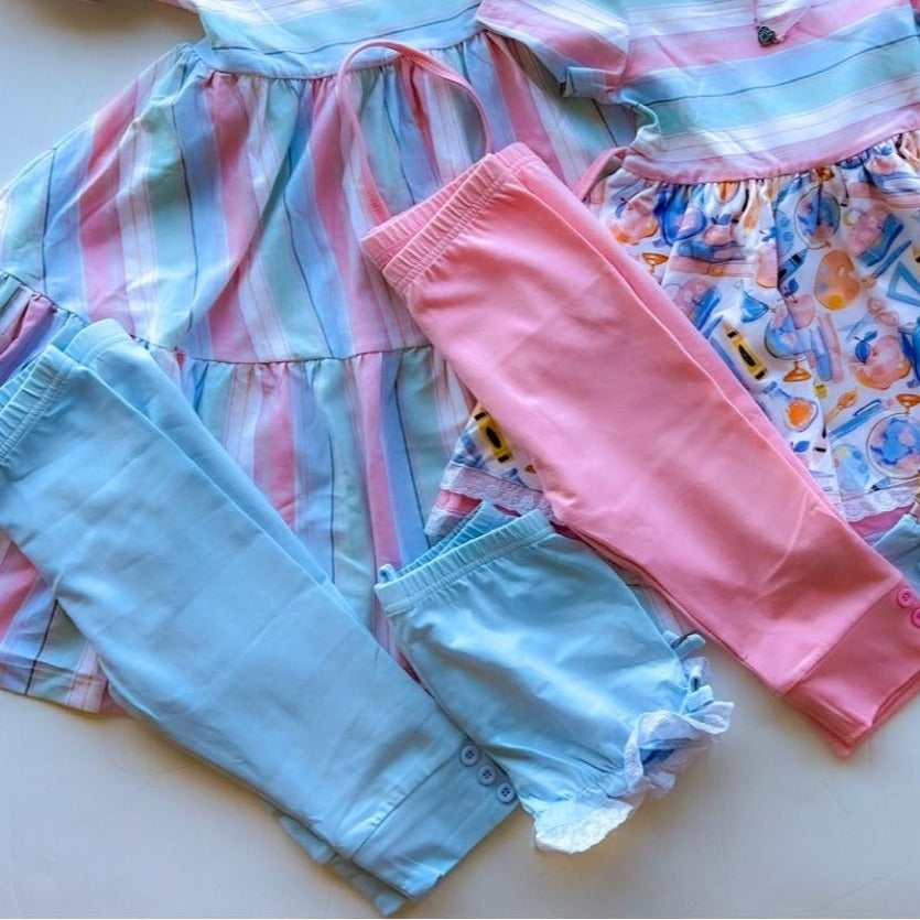 BTS Blue& Pink Leggings/Capris/Bloomers/Shorties