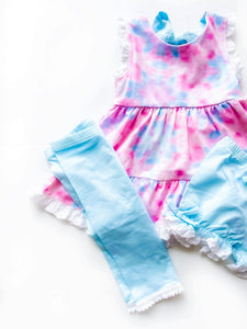 Candy Heart Tie Dye Tunic only (cap or sleeveless)