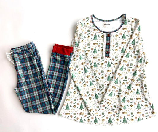 Women Set Vintage Christmas (One size 3XL)