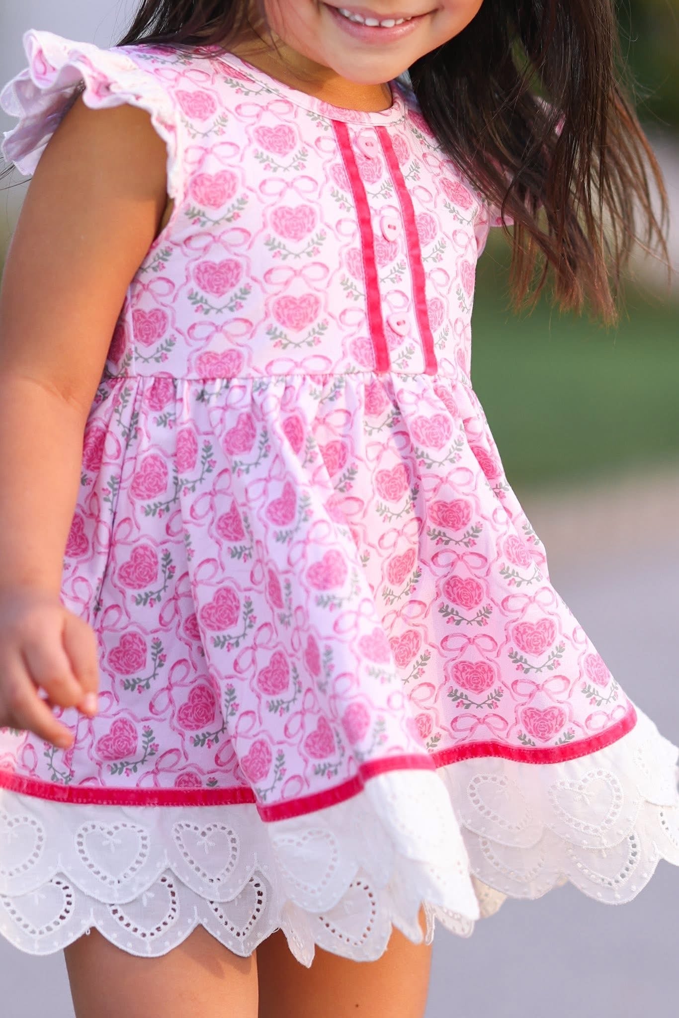 Vintage Heart Oliviah Set (length & sleeve options) Preorder