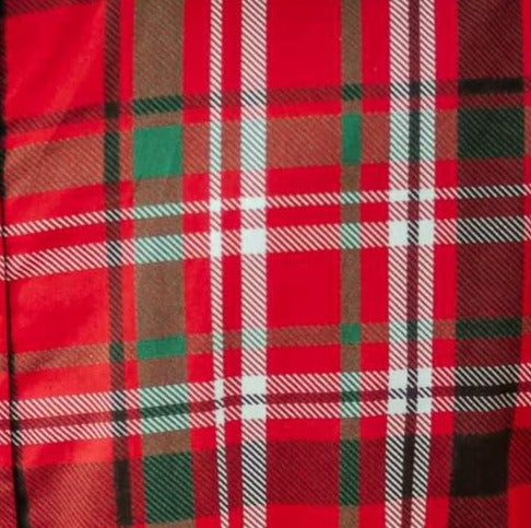Christmas Plaid Bow Tie