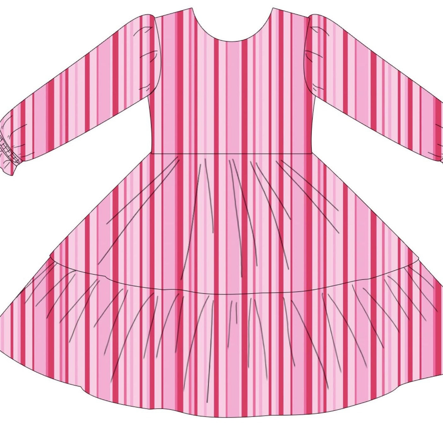 Ryken Pink Stripes Twirl
