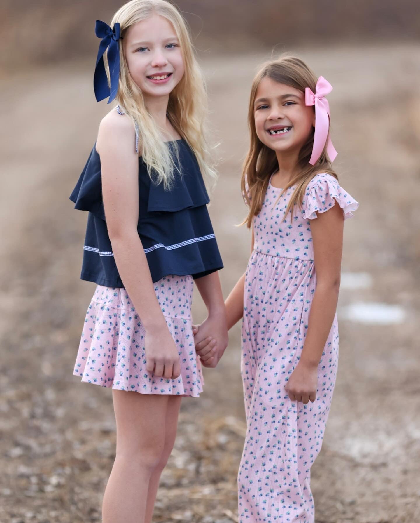 Blueberry Pointelle Skort Set
