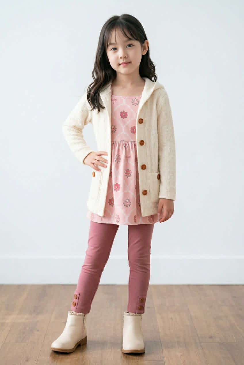 Signature Long Hooded Cardis (girls and women sizes)) Preorder (FTF26)