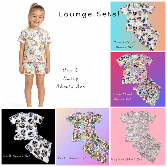 Magical Lounge Short Sets (6 options!)