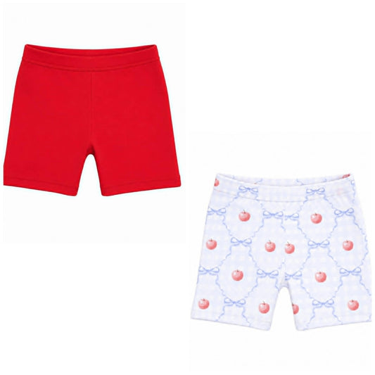 Shorties: Red OR Apple Bow Presale (Apples Collection)