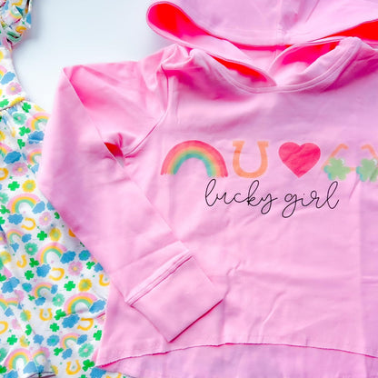 Lucky Girl Hoodies (Adult & Kid sizes)