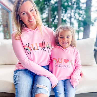 Lucky Girl Hoodies (Adult & Kid sizes)