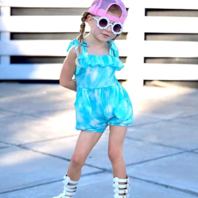 Tie Dye Rompers (pink, blue, lavender)