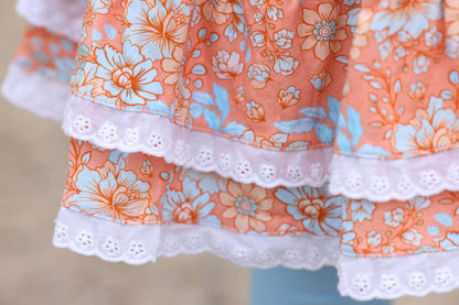 Marigold floral Laila Twirl Sets