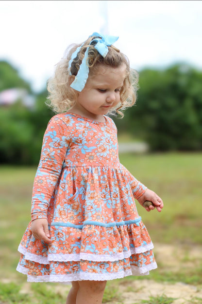 Marigold floral Laila Twirl Sets