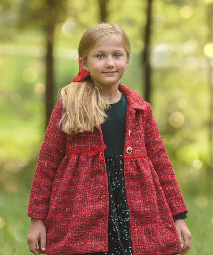 Red Tweed Jackie O