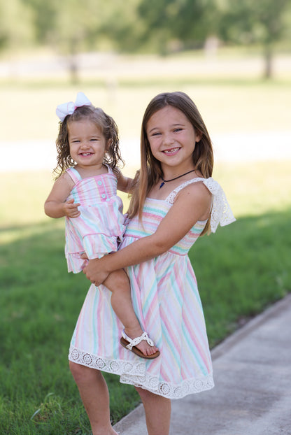 Sunset Stripes Tunic Set