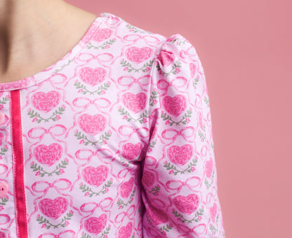 Vintage Heart Oliviah Set (length & sleeve options) Preorder