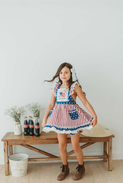 Millie Pinafore Set RWB '26 Preorder