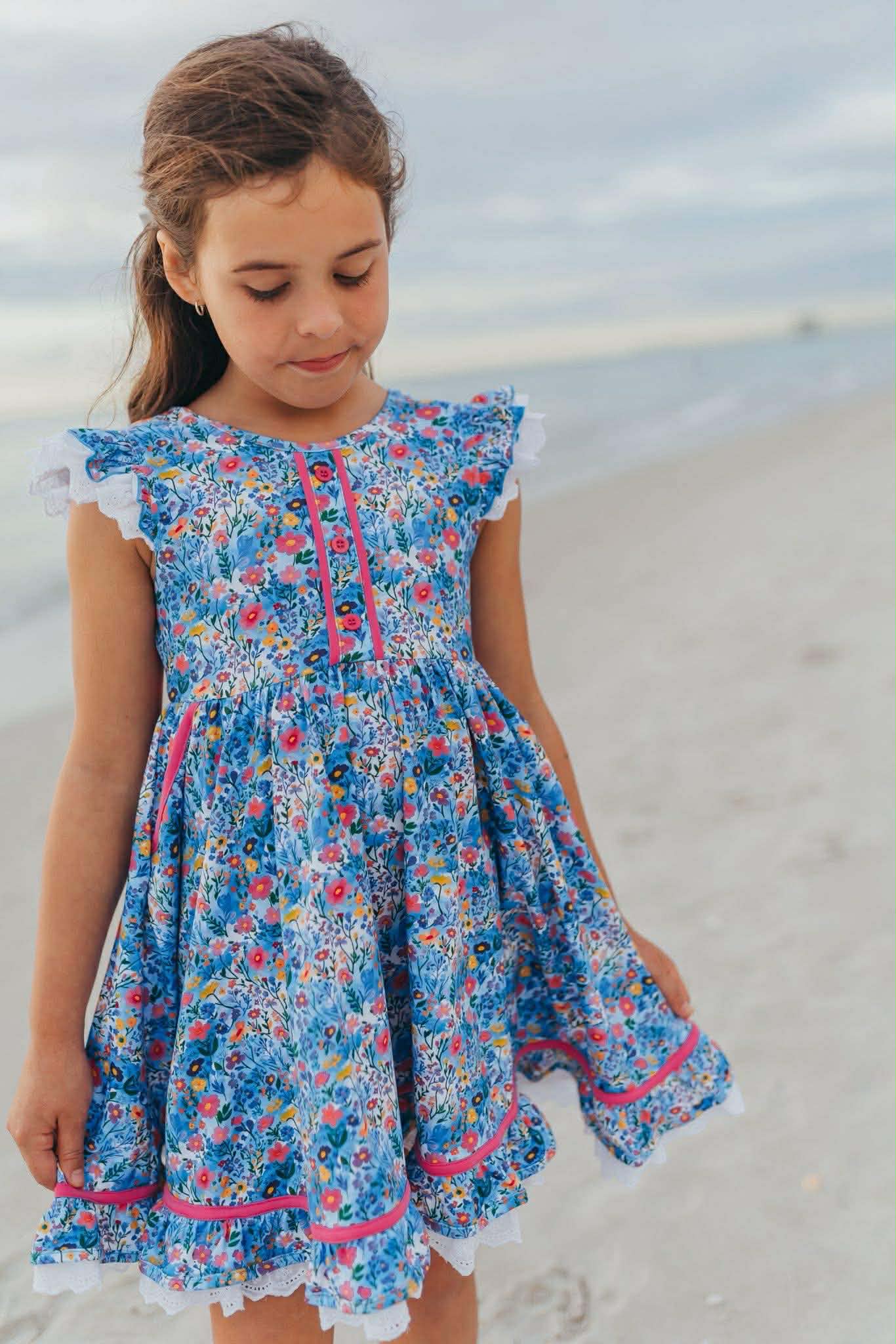 Pops Of Spring Oliviah 3 piece Set (tunic or dress ) Presale