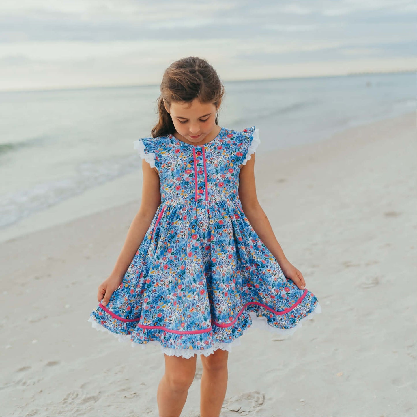 Pops Of Spring Oliviah 3 piece Set (tunic or dress ) Presale