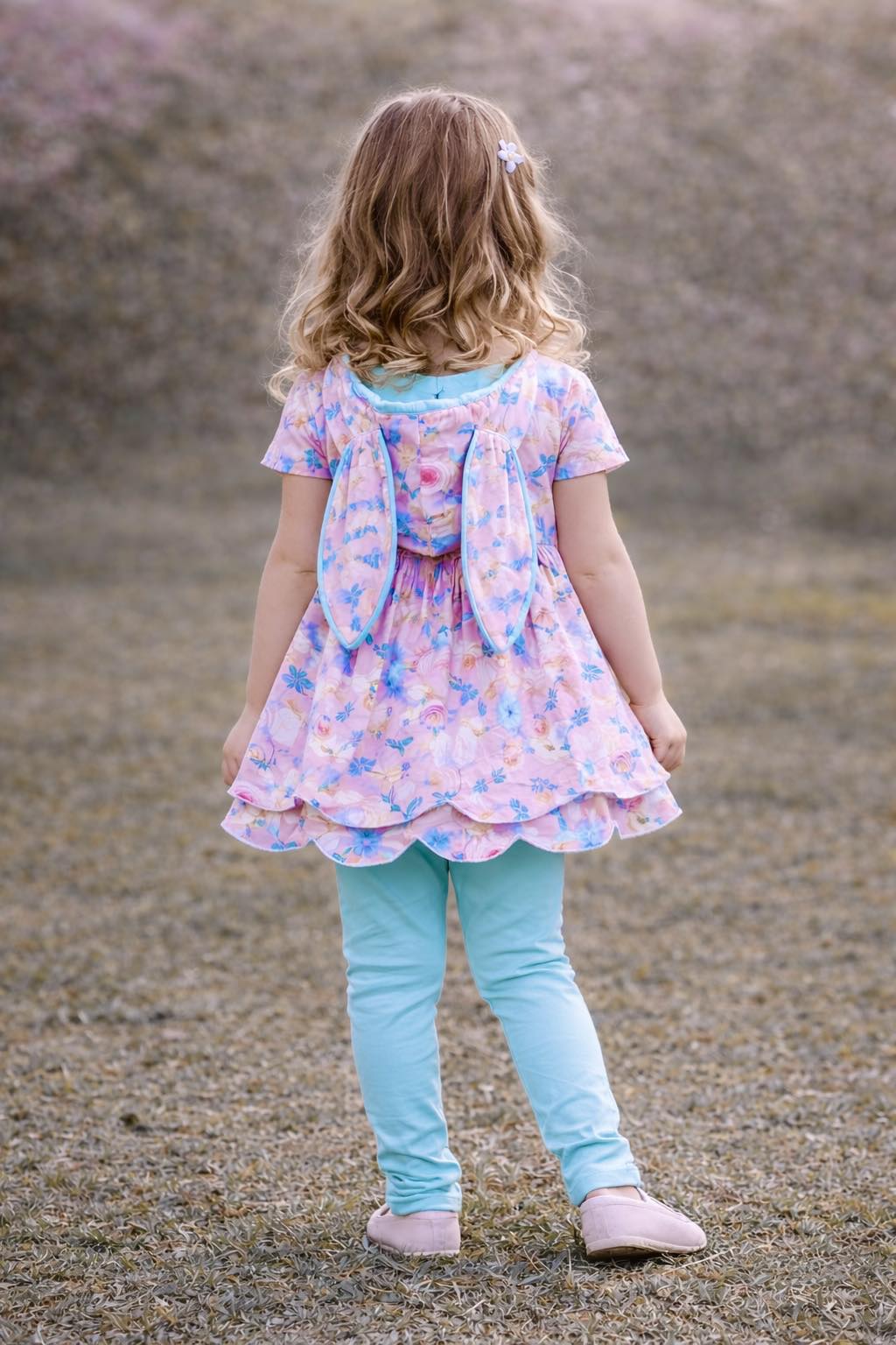 LPK Bunny Hooded tunic set