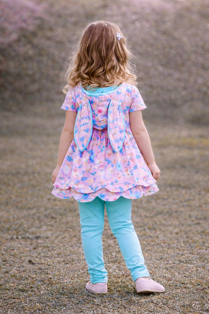 LPK Bunny Hooded tunic set