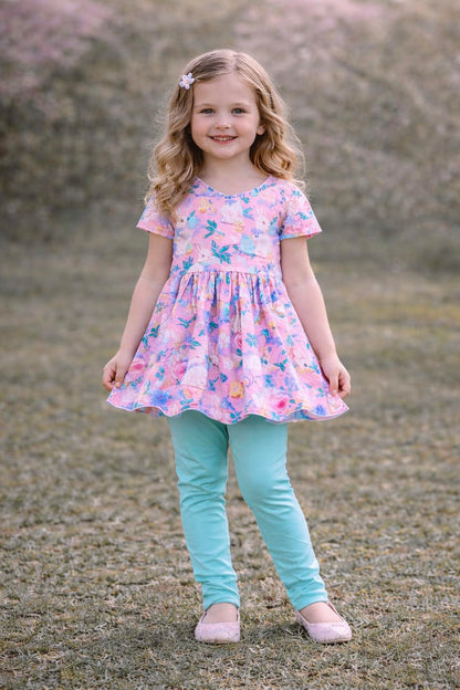 LPK Bunny Hooded tunic set