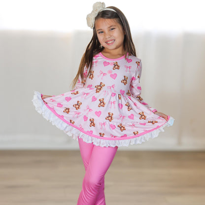 LPK Love Bear Tunic Set