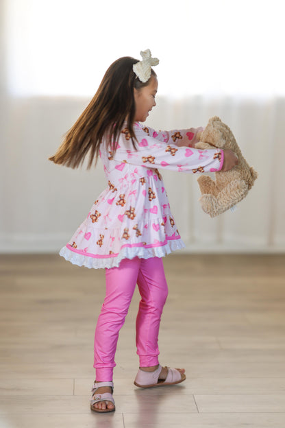 LPK Love Bear Tunic Set