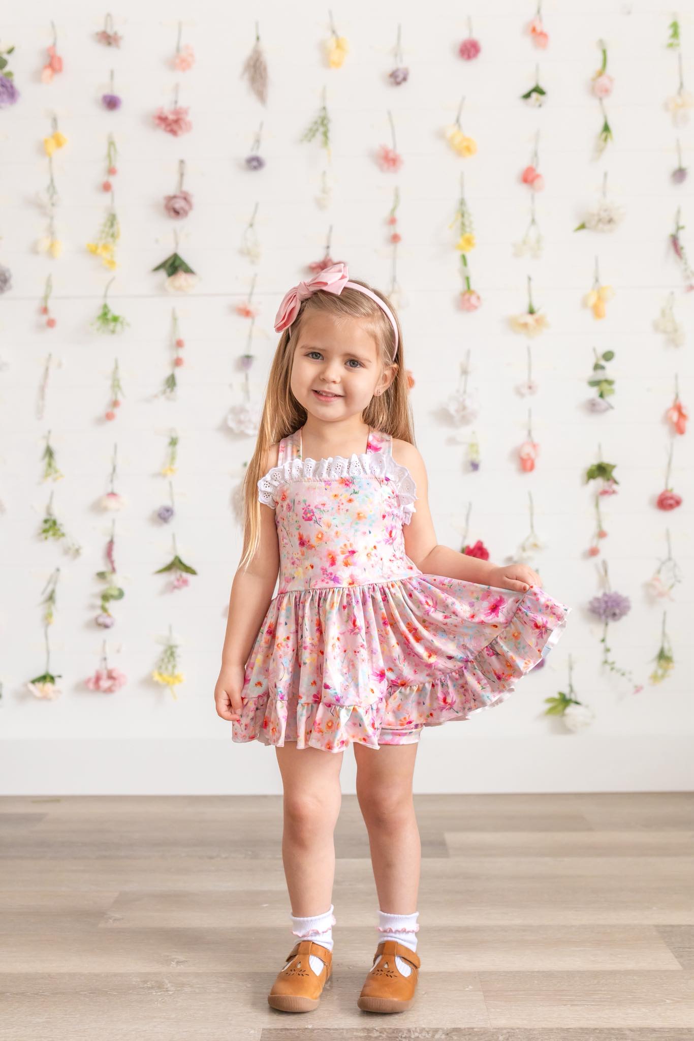 LPK Watercolor Floral Tunic Set
