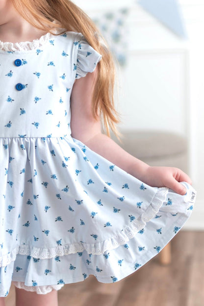 Blue RoseBud Adele 3 Piece Set