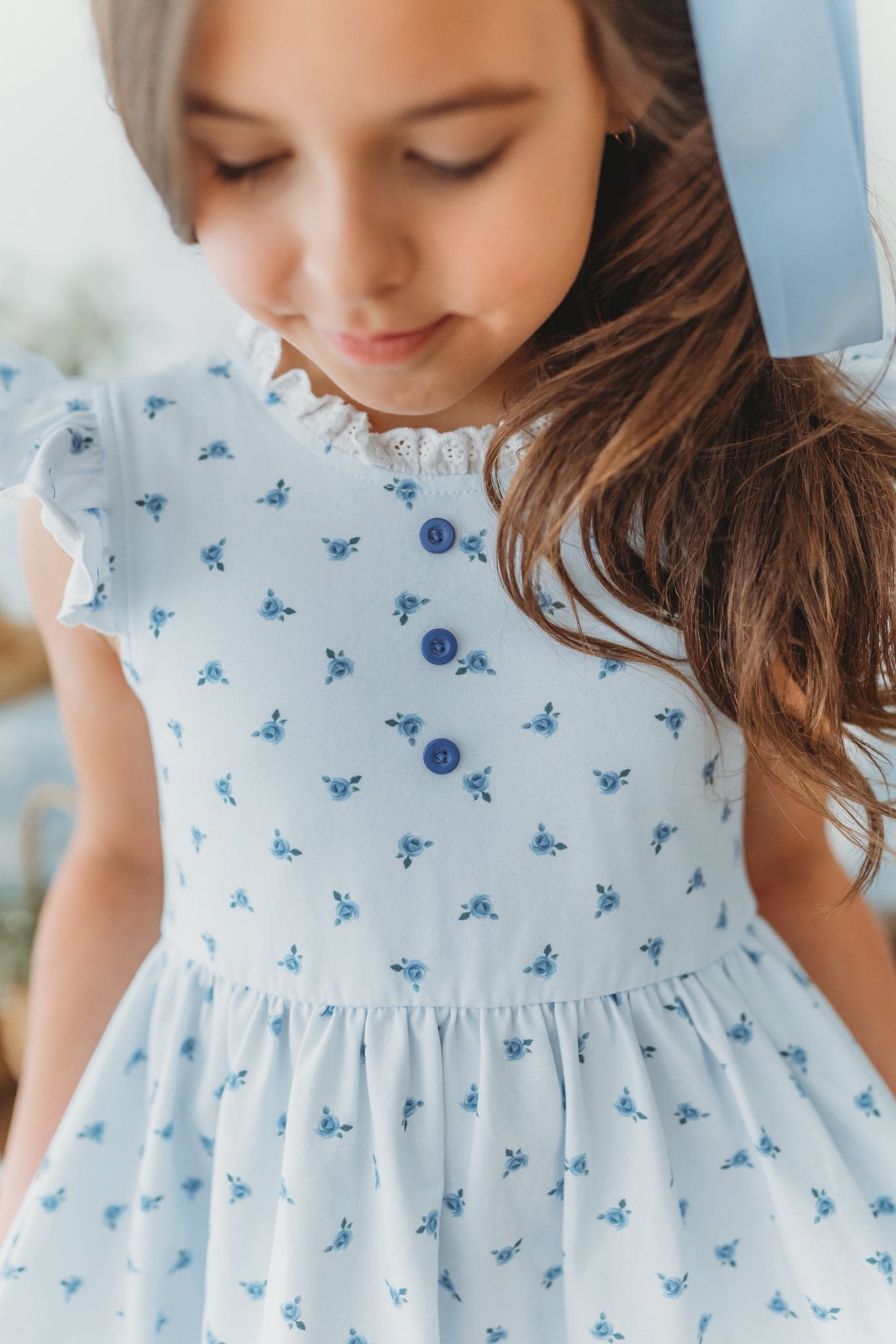 Blue RoseBud Adele 3 Piece Set