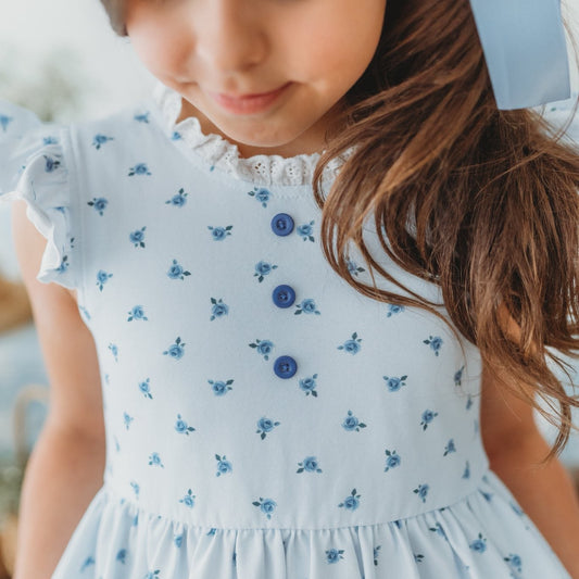 Blue RoseBud Adele 3 Piece Set