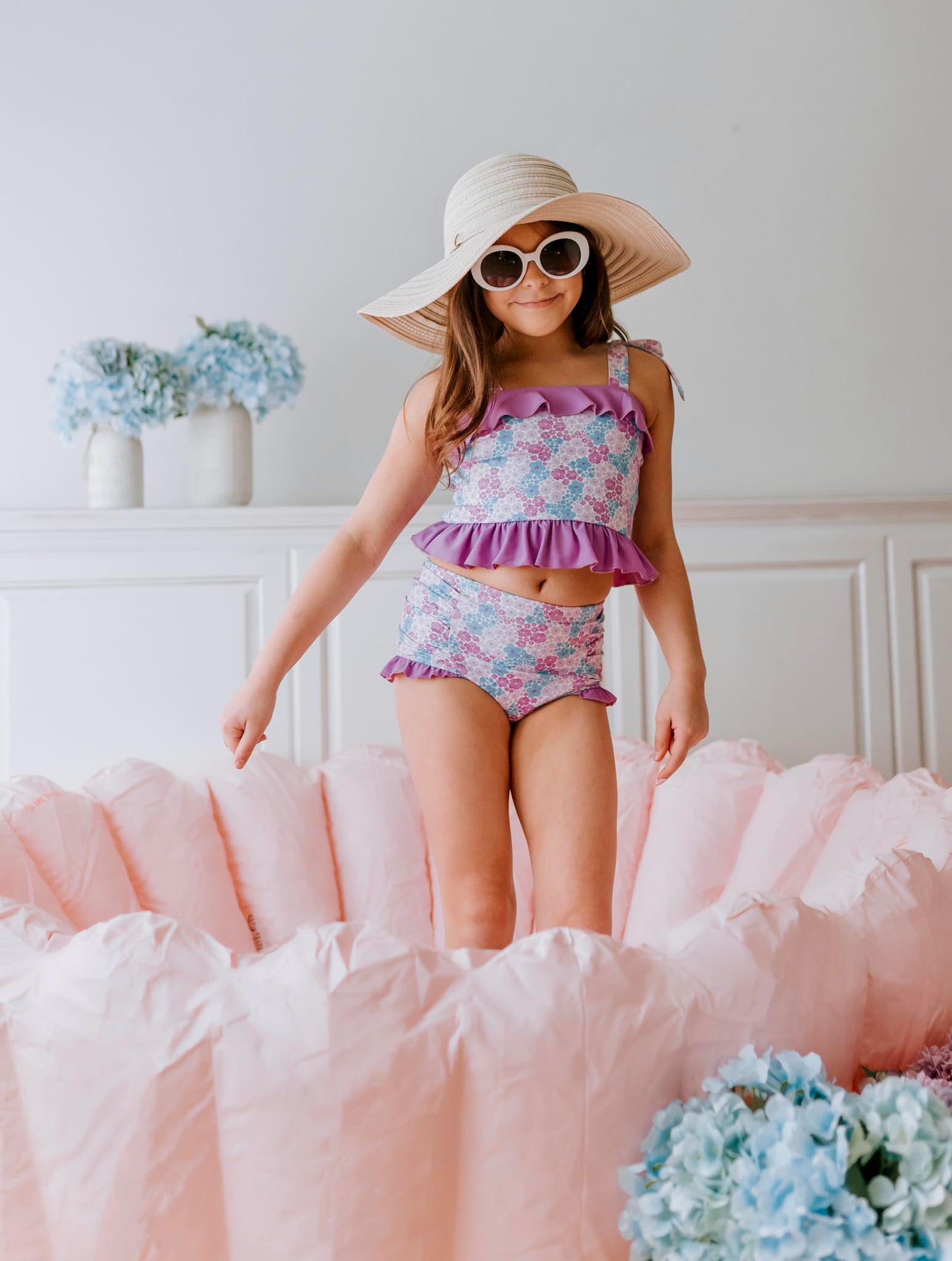 Pastel Daisy's Smocked 2 Piece