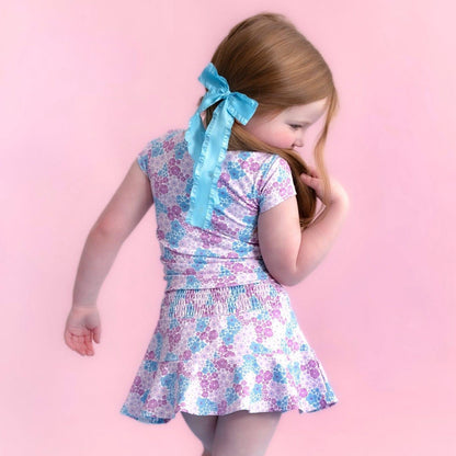Pastel Daisy's Athletic Skort Set