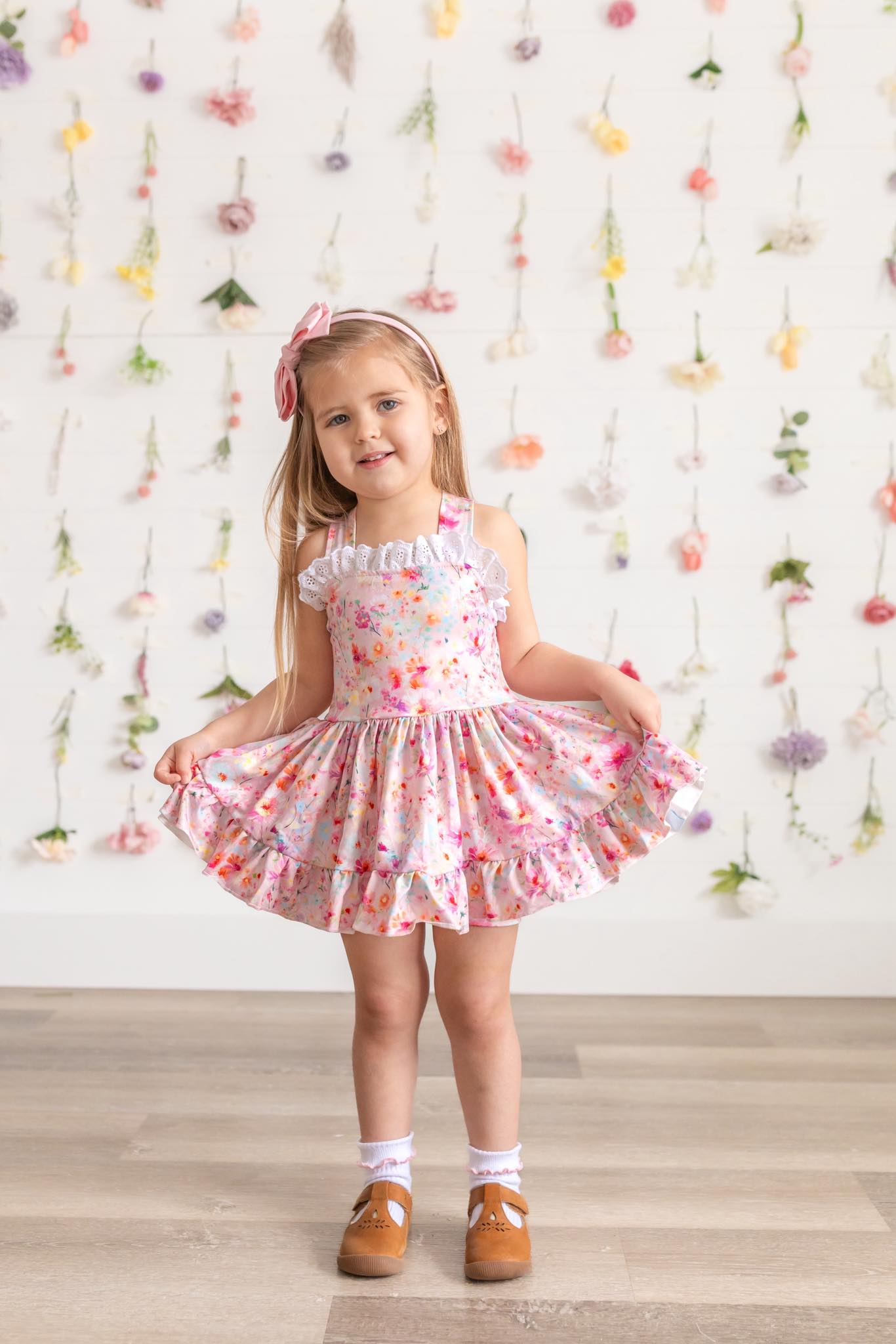 LPK Watercolor Floral Tunic Set