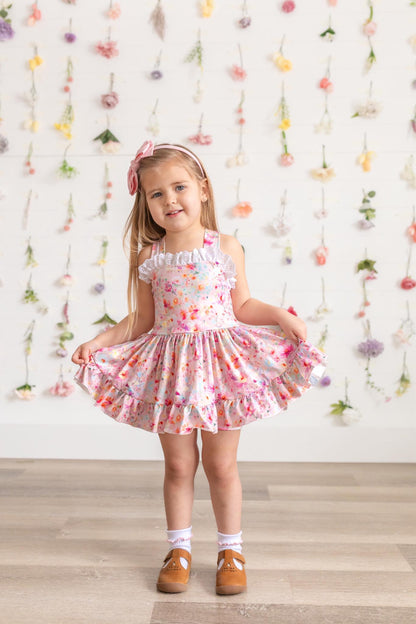 LPK Watercolor Floral Tunic Set