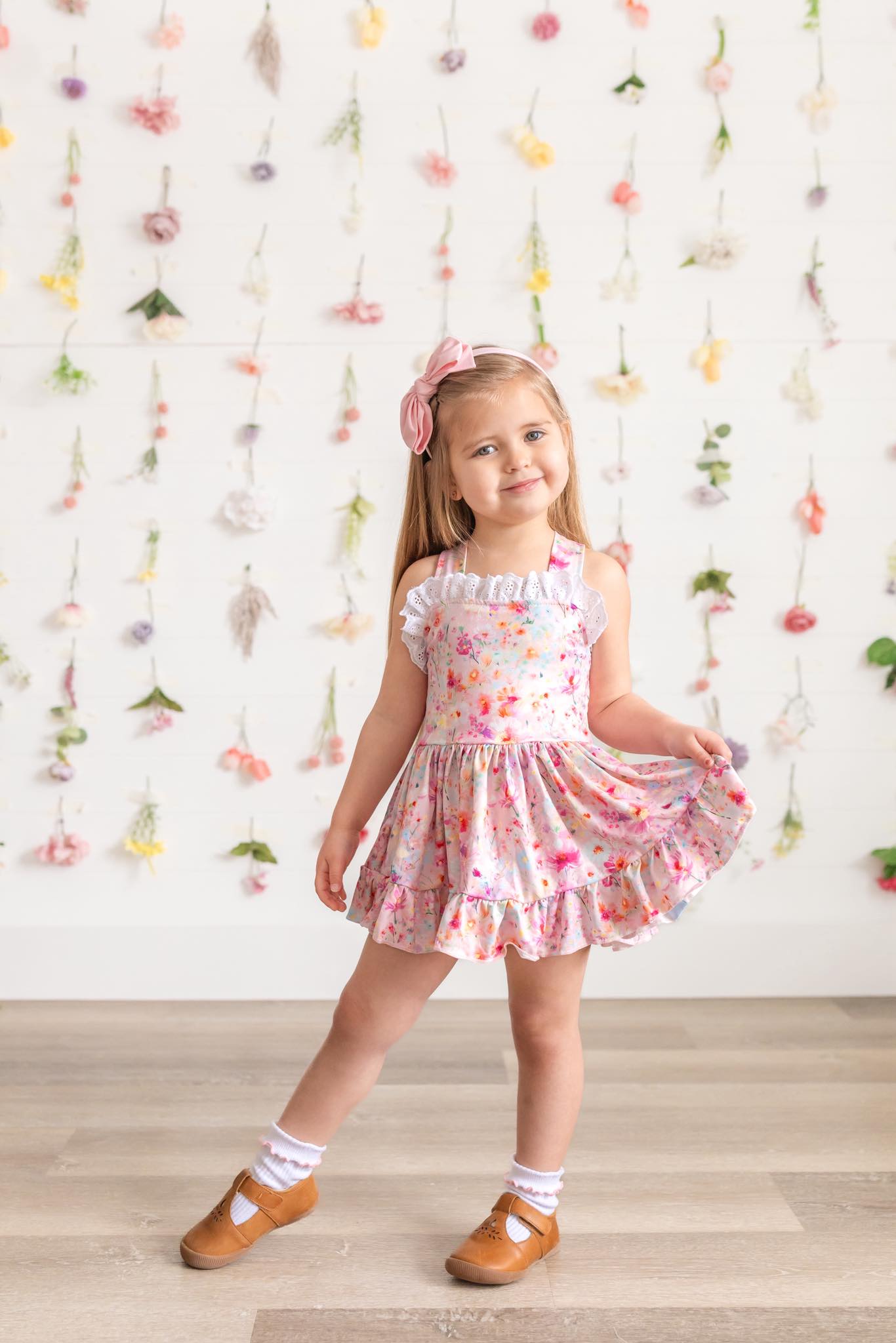 LPK Watercolor Floral Tunic Set
