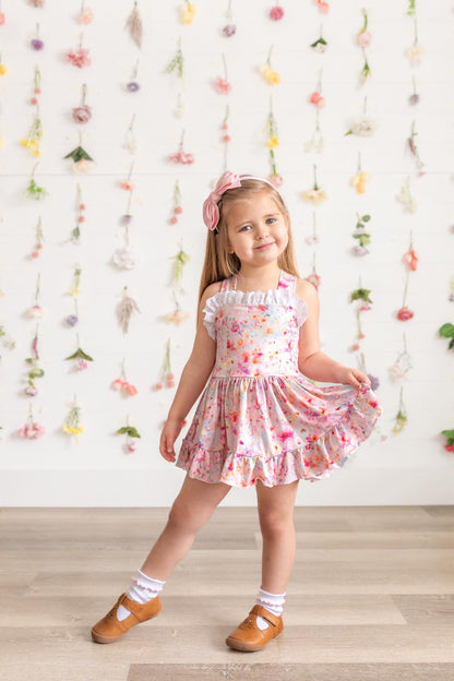 LPK Watercolor Floral Tunic Set