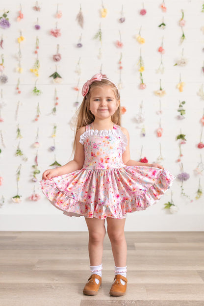 LPK Watercolor Floral Tunic Set