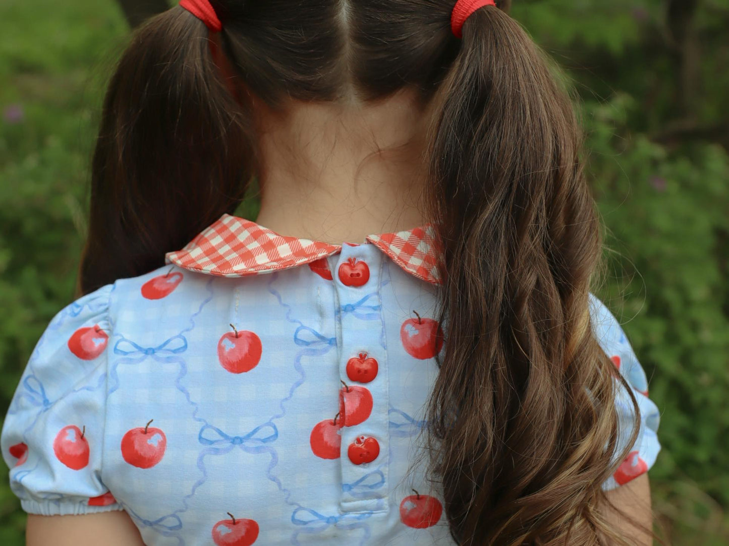 Apple Collection Gingham Collar Shirt Presale
