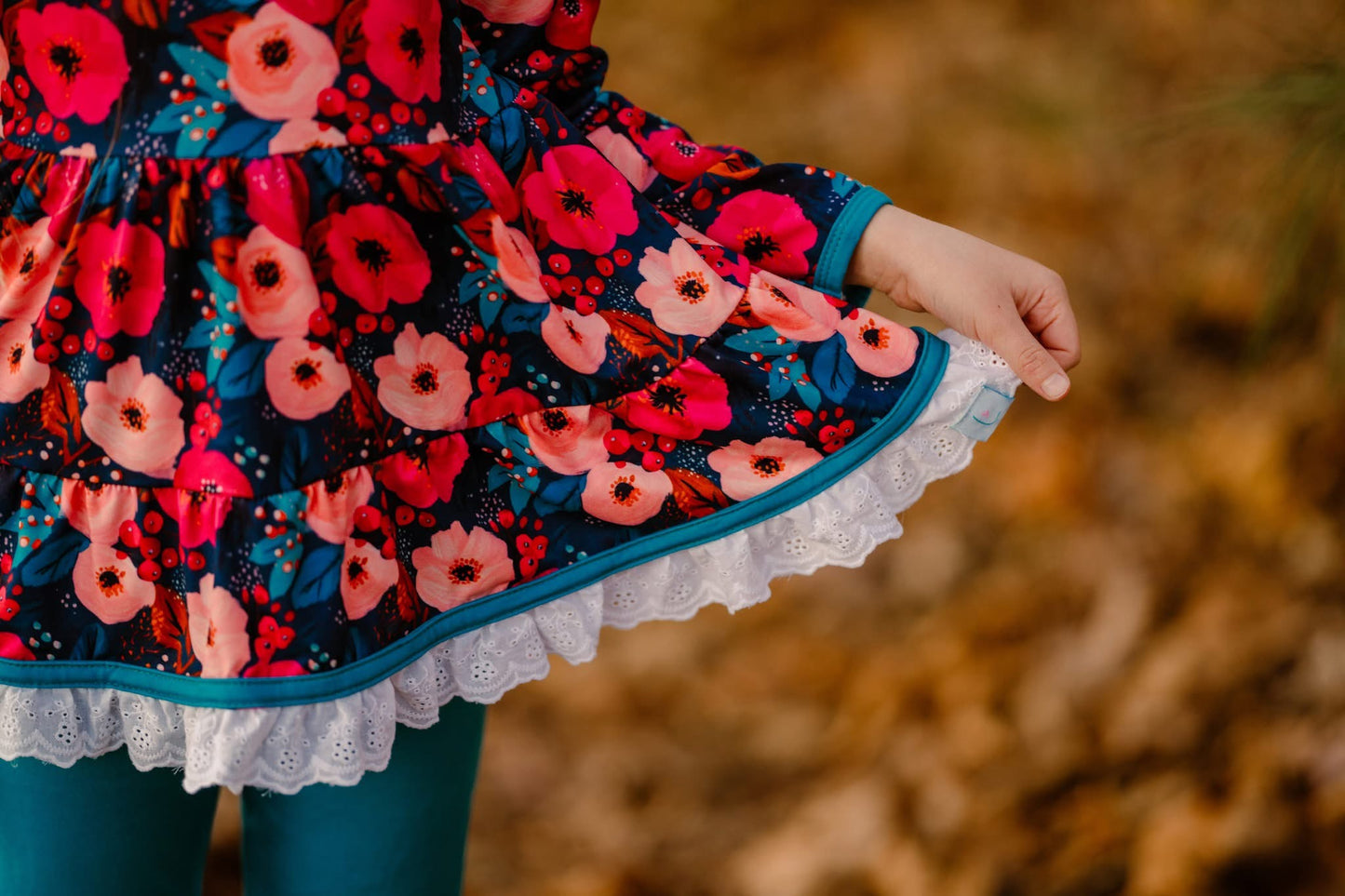 LPK Winter Floral Tunic Set