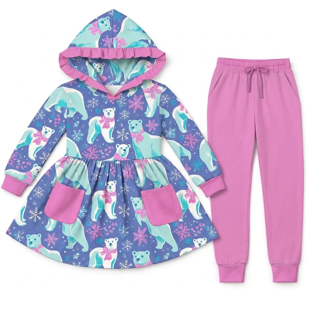 LPK Winter HOODED tunic Sets Presale (LPKW26) (Copy)
