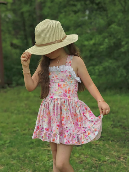 LPK Watercolor Floral Tunic Set