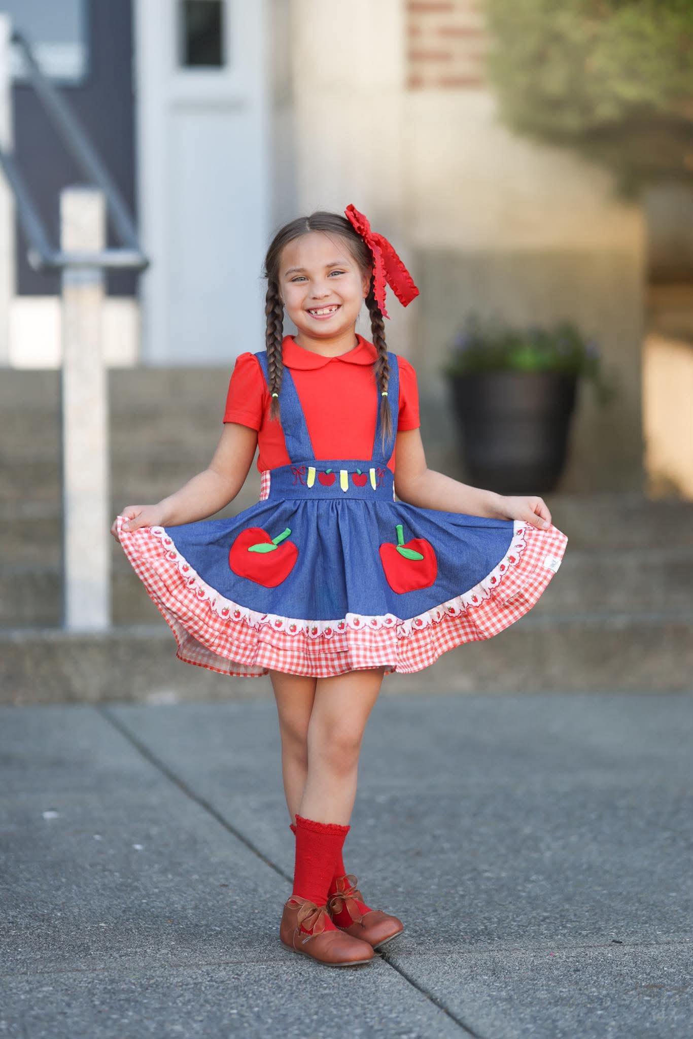 Apple Collection Penelope Suspender Skirt Preorder (skirt only)