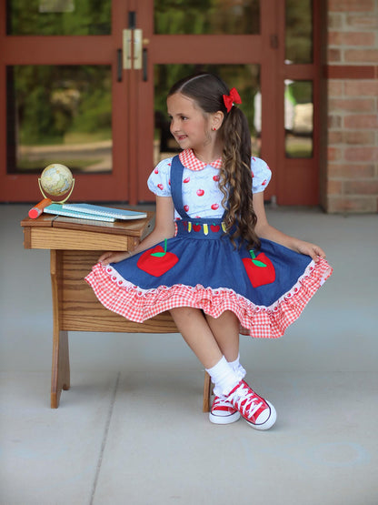 Apple Collection Penelope Suspender Skirt Preorder (skirt only)