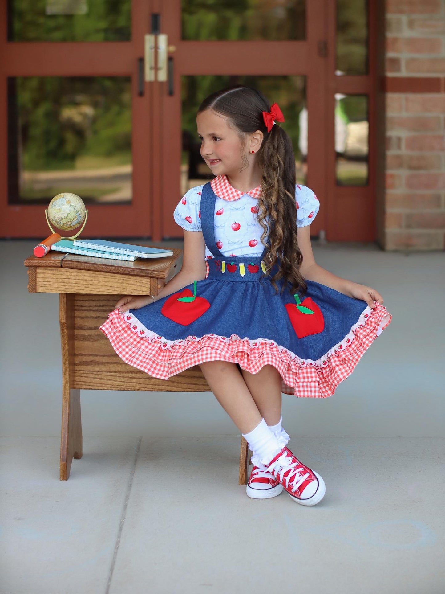 Apple Collection Gingham Collar Shirt Presale