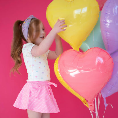 Love Hearts Athletic Skort Set