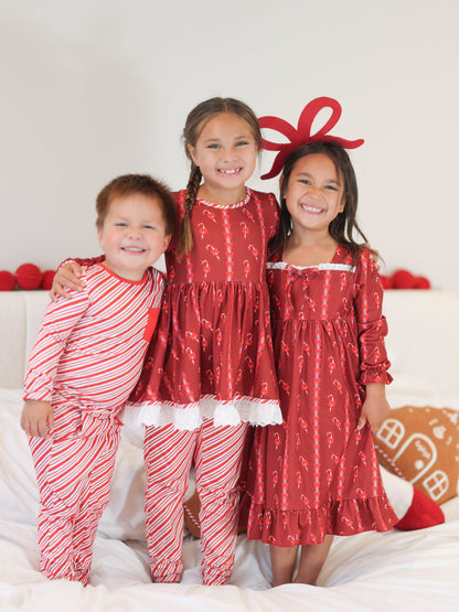 Unisex Adult and Kid Candy Cane Stripes Set Preorder (FH26)