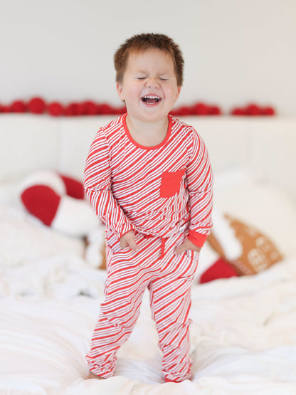 Unisex Adult and Kid Candy Cane Stripes Set Preorder (FH26)