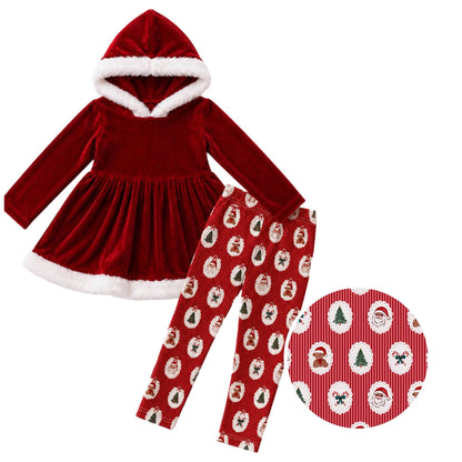 Santa Velvet Hooded Tunic Set Preorder (FH26)