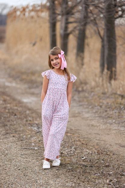 Blueberry Pointelle Romper Preorder